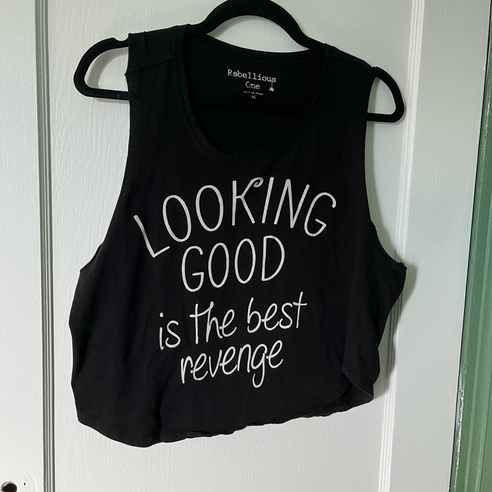 Cropped tank size XL